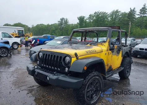 2015 Jeep Wrangler Willys Wheeler из США, поврежденный, VIN 1C4AJWAG8FL686196